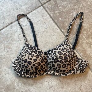 Daisy Fuentes Leopard Print Bra